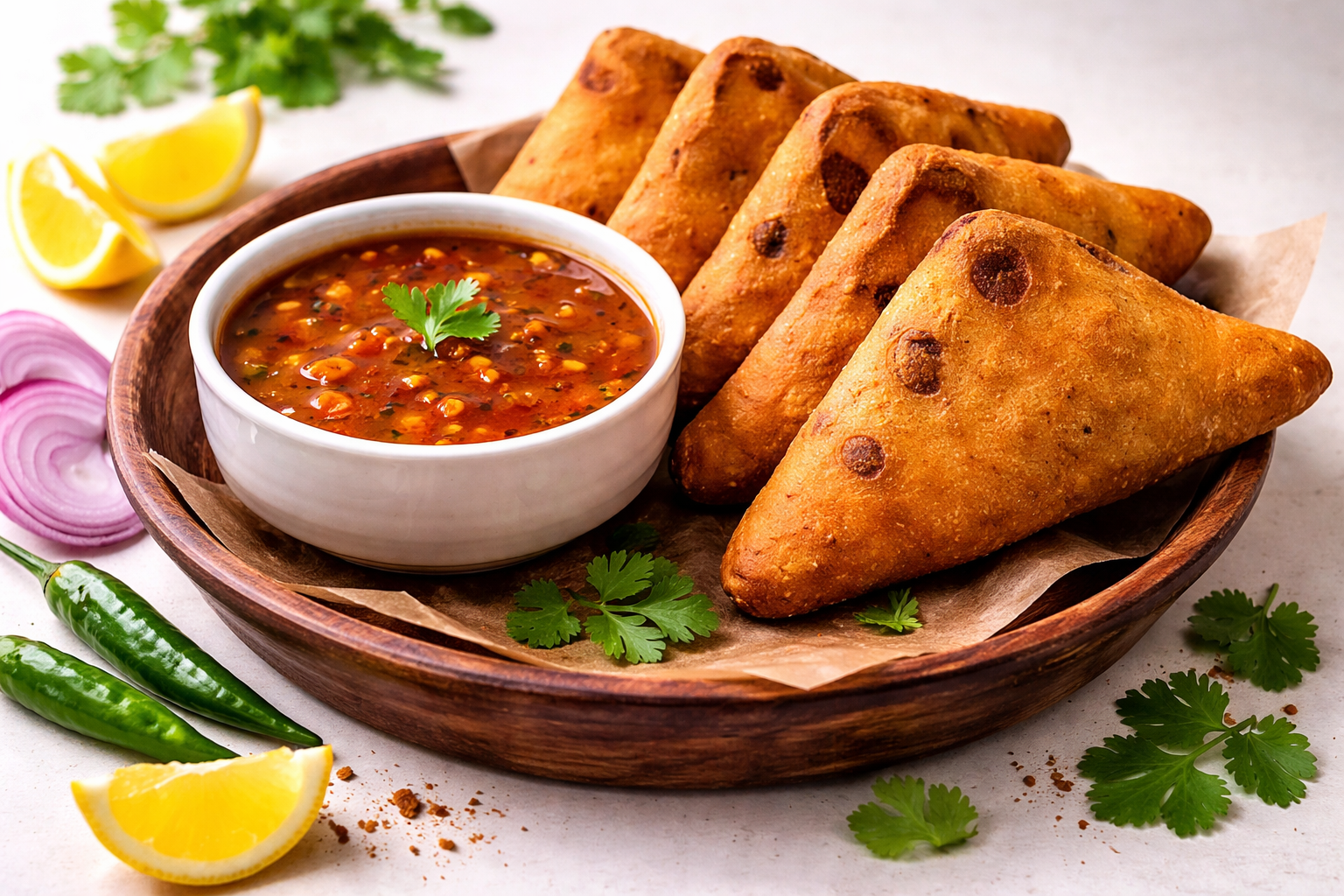 Bread Pakoda with Sabzi