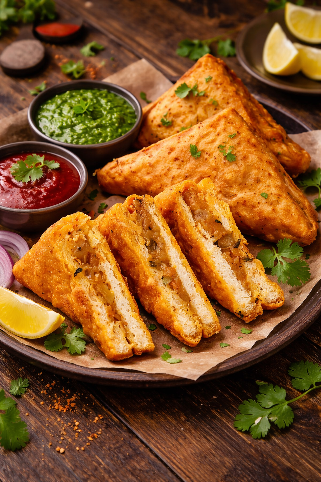 Crispy Bread Pakoda