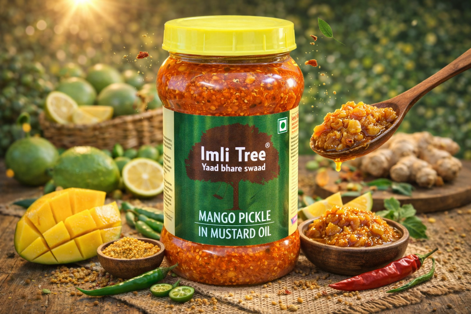 Imli Tree Mango Achar – Spicy, Tangy & Homemade Style Pickle(1kg)