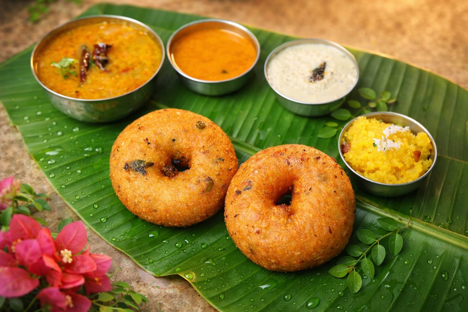 Sambar Vada(2 pcs)