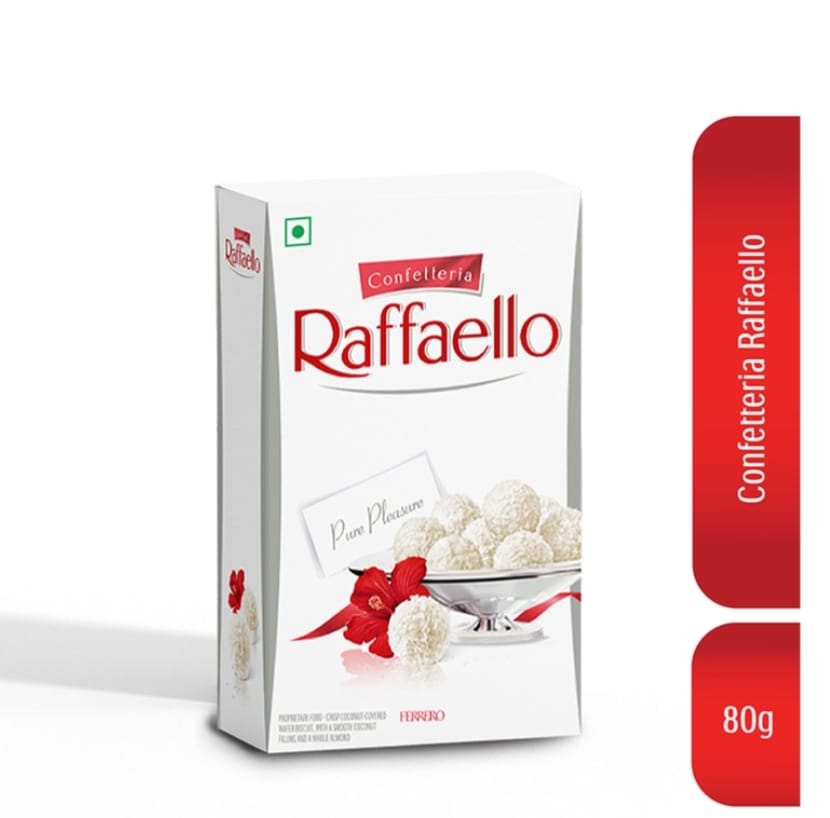 Ferrero Raffaello Premium Coconut Almond Chocolate Box(PACK OF 1)
