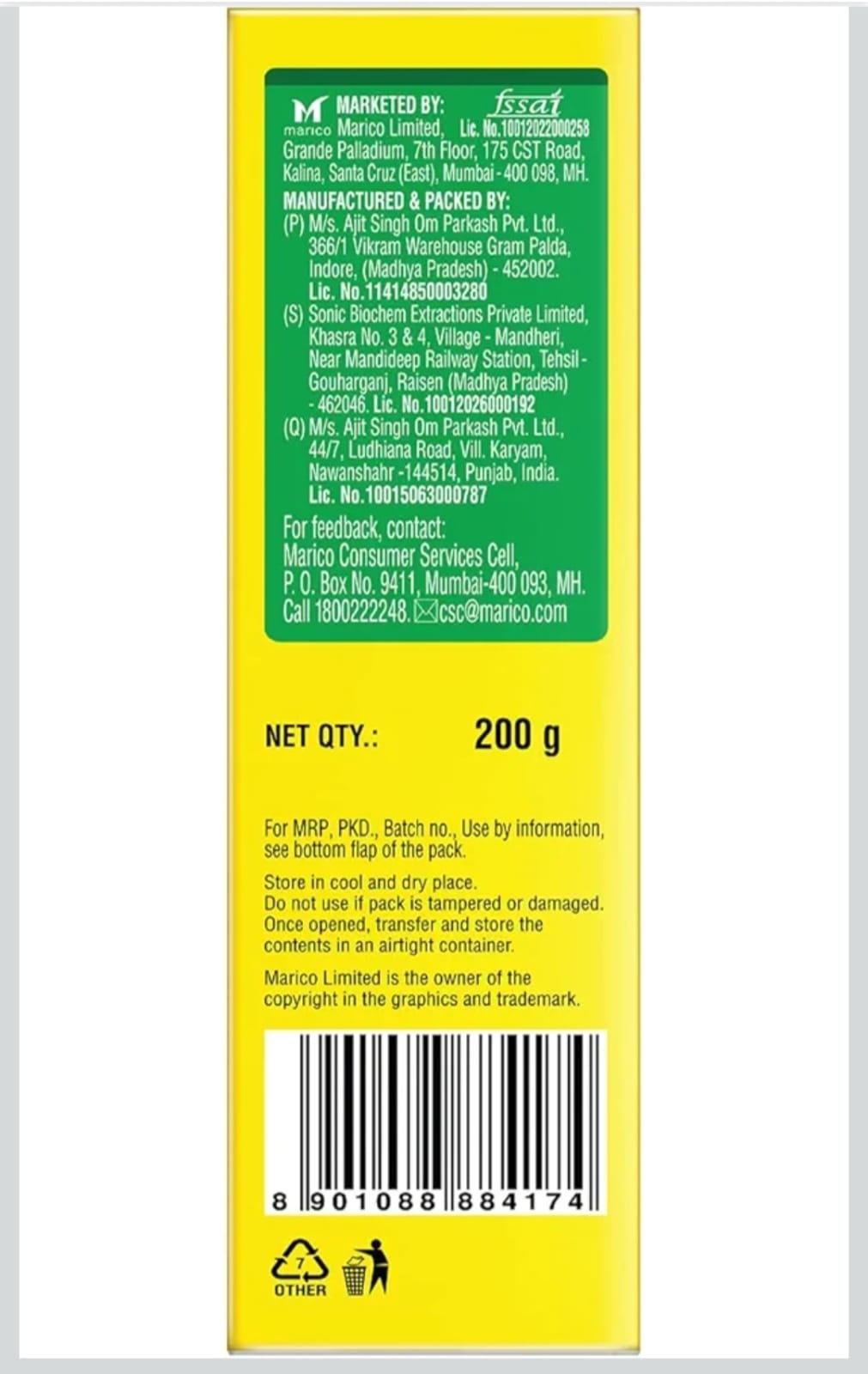 Saffola Soya Mini Chunks, Tender & Juciy, 53% Pr;tin, 200Gram