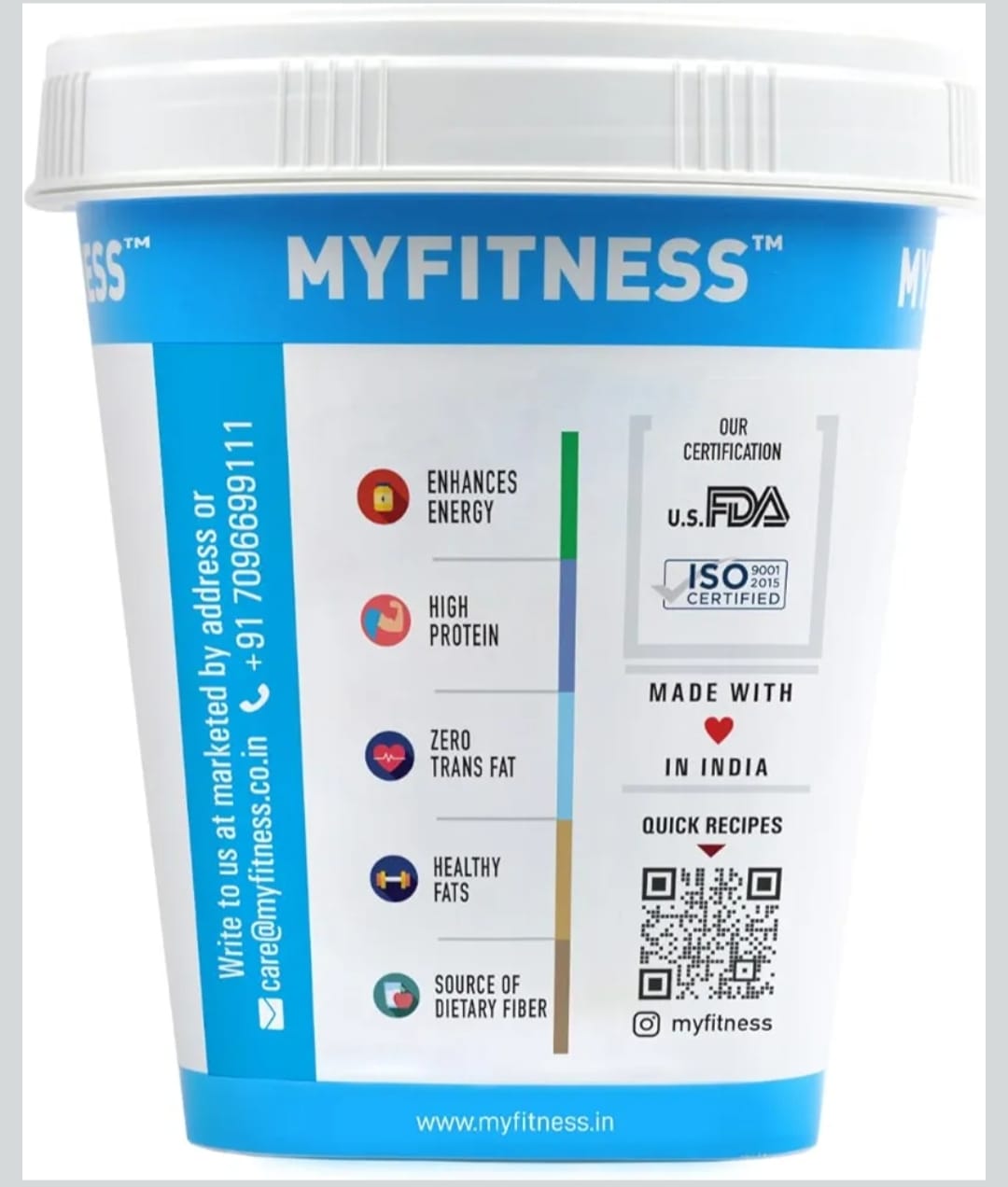 MYFITNESS Chocolate Peanut Butter Crispy – Delicious Chocolate Flavor | 510g