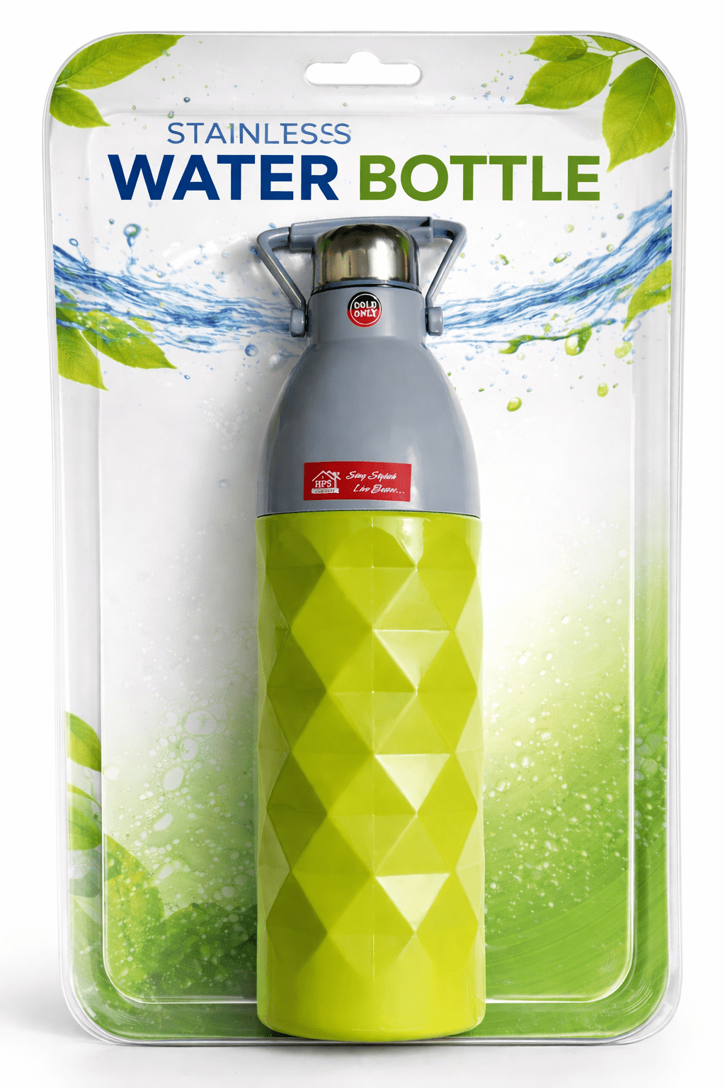 Stylish Plastic Water Bottle with Flip Cap 2000ml