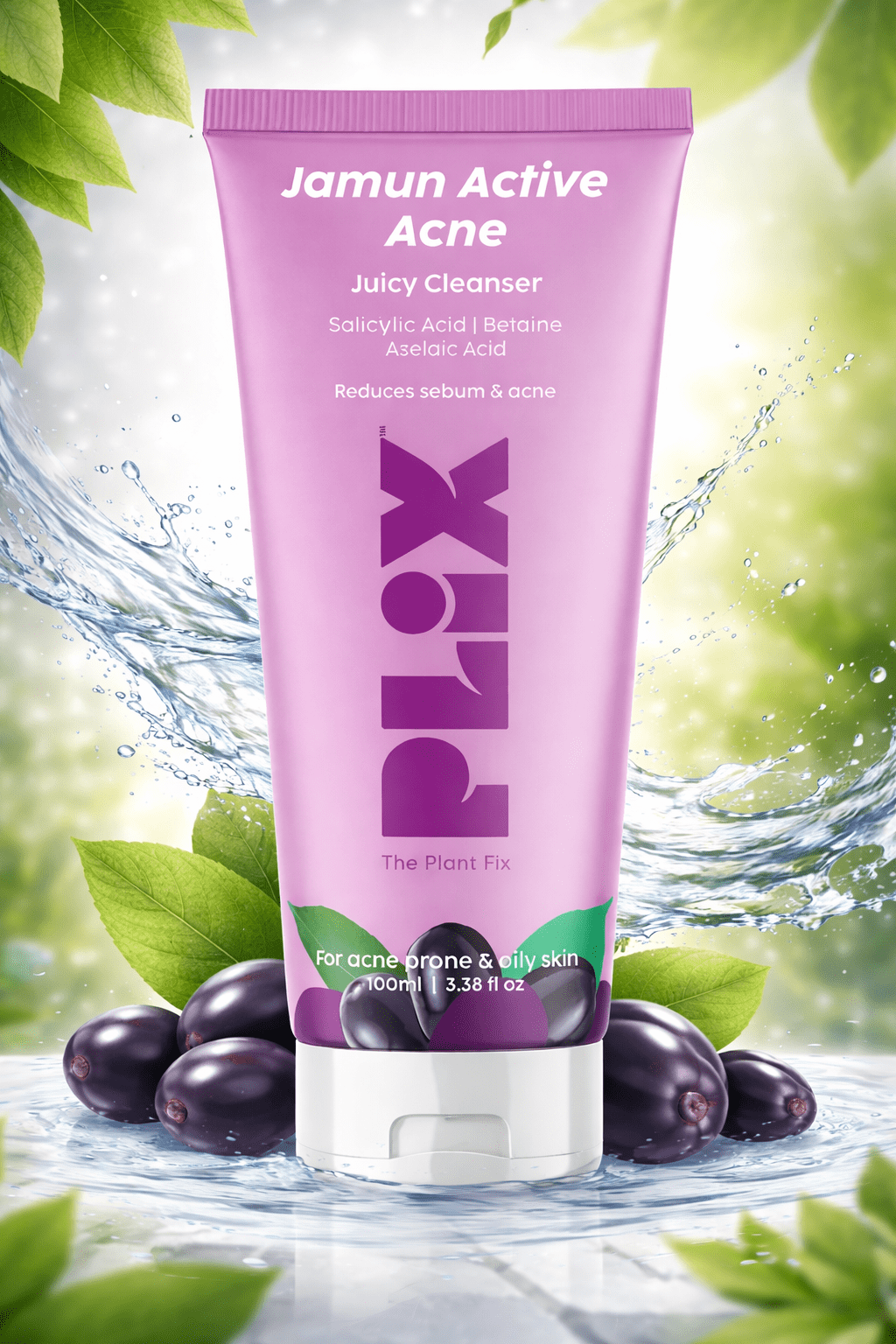 Plix Salicylic Acid Jamun Face Wash Gel(100ml)
