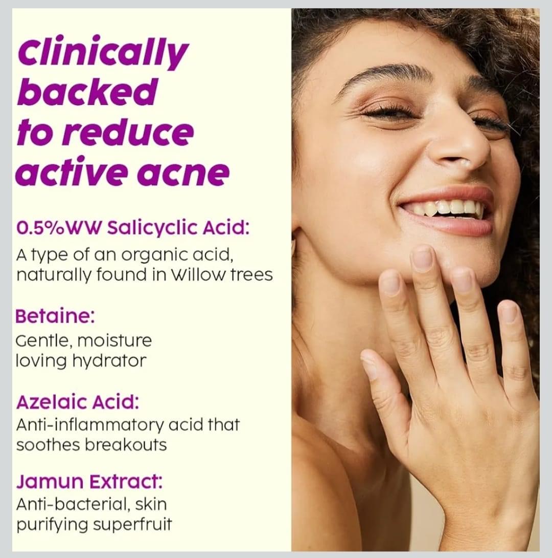 Plix Salicylic Acid Jamun Face Wash Gel(100ml)