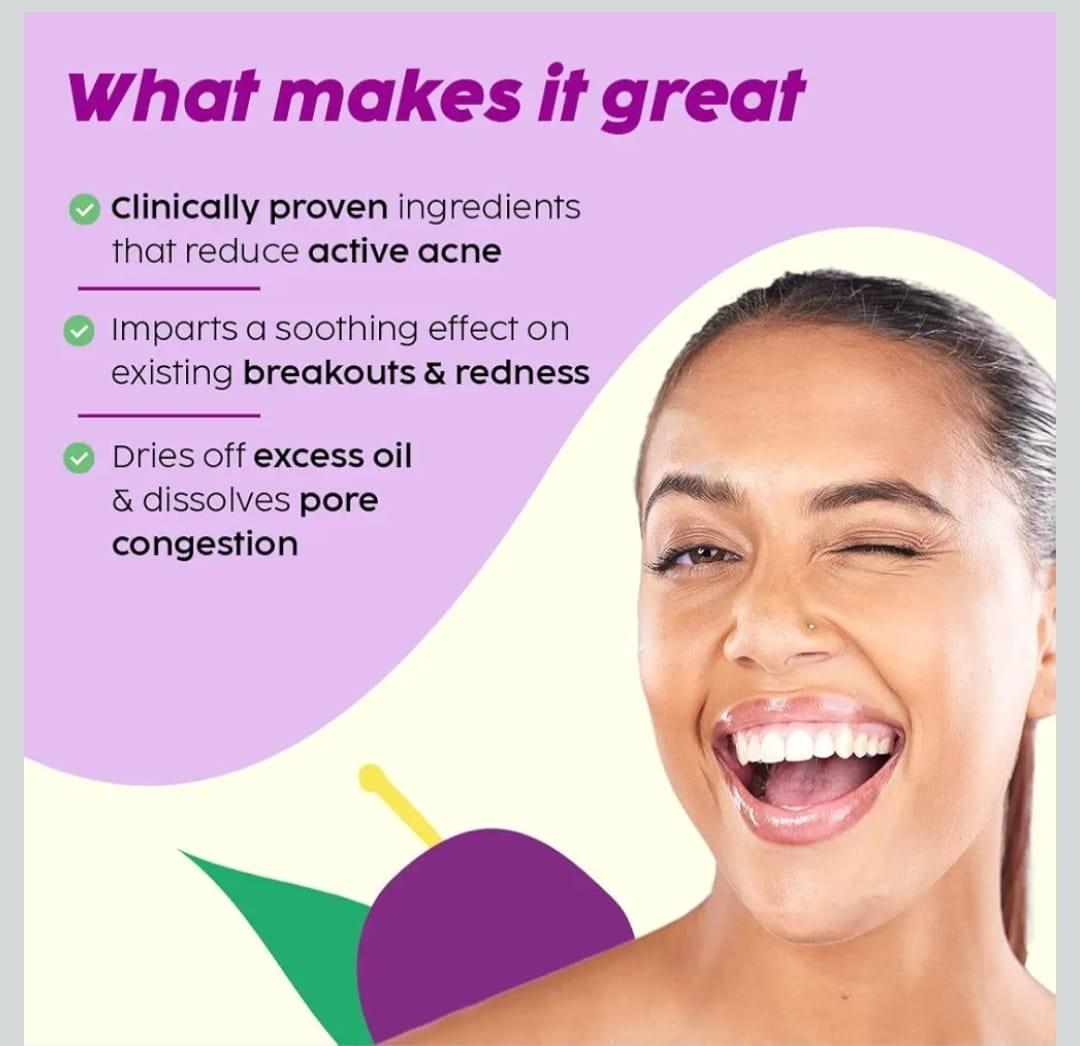 Plix Salicylic Acid Jamun Face Wash Gel(100ml)